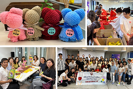 ORO Volunteer Team prepared festive fortune bags for elderly to celebrate the 75th anniversary of the founding of the People's Republic of China