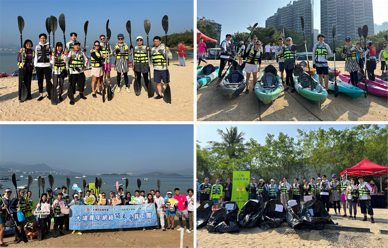 ORO Volunteer Team participated the kayaking coastal clean-up in Nai Chung